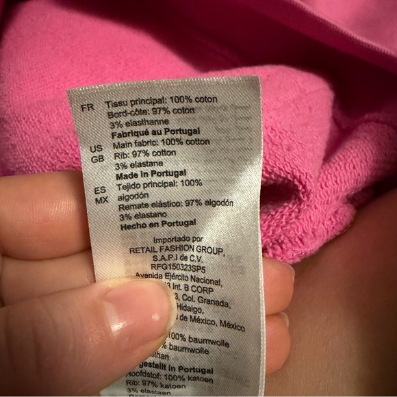 Sandro Paris Men's Pink Hoodie with Lamb Graphic - Size M - EUC (Rare) - Picture 9 of 11